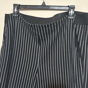 Black and White Striped pants